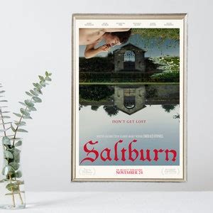 Saltburn Movie Poster Vintage Movie Poster Limited Edition Collectible