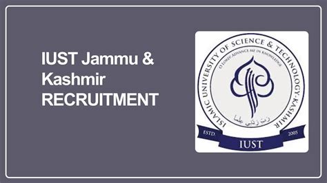 Iust Jobs Apply For Manager Posts