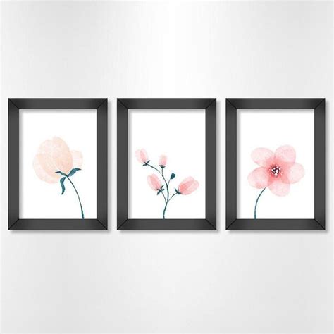 Kit Quadros Decorativos Flores 3 Peças Pvc Luven Pre Leroy Merlin