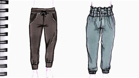 How To Draw Pants On A Body Step By Step Drawing Tutorial How To Draw Joggers Or Sweatpants In