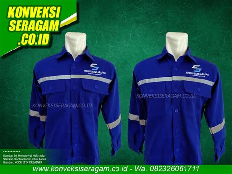 Desain Baju Tambang Konveksi Seragam