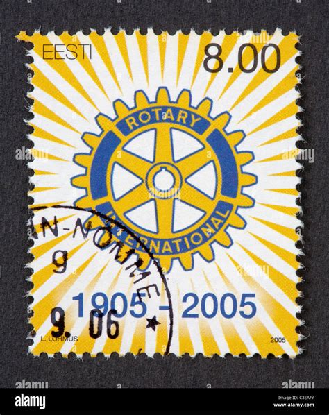Estonian postage stamp Stock Photo - Alamy