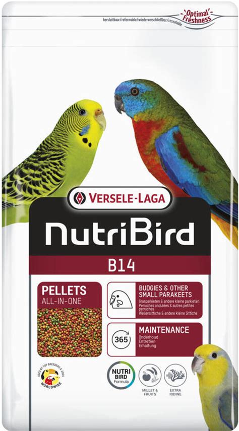 Recenze Versele Laga Nutribird B14 pro papoušky 800g hodnocení