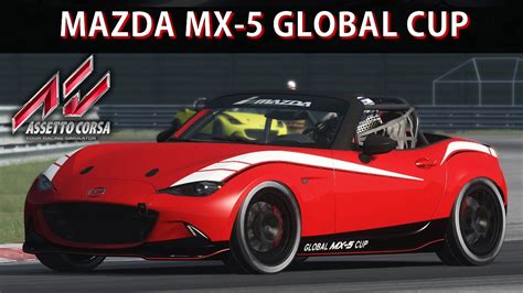 Assetto Corsa Gameplay Mazda Mx 5 Global Cup 2016 Mod Corrida G27 Youtube