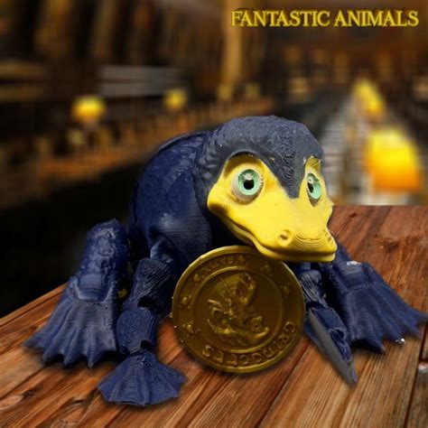 STL File NIFFLER CUTE FLEXY From HARRY POTTER 3D Printer Model To