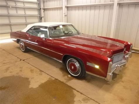 Cadillac El Dorado Convertible Miles Maroon Car Automatic