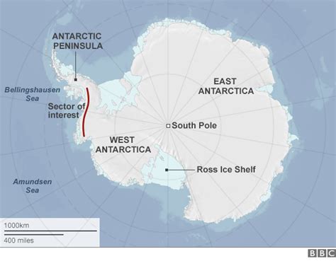 Antarctic Peninsula In Dramatic Ice Loss Bbc News