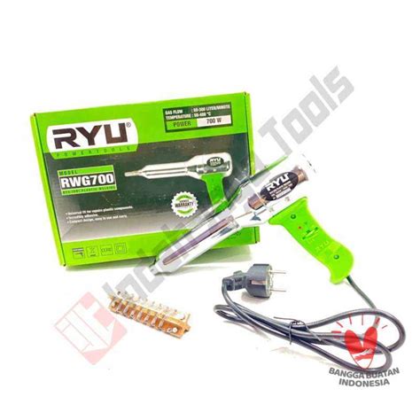 Jual Ryu Rwg Plastic Welding Hot Heat Air Gun Mesin Las Pipa Pvc Plastik Di Seller Indah Jaya