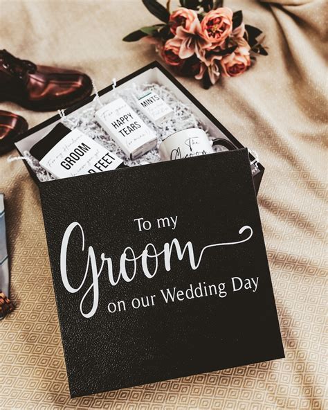 Groom Gift Box Wedding Day Gift for Groom Groom Gift from | Etsy