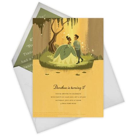 50 Disney Invitations That Ll Inspire You To Party Like A Princess With Images Disney