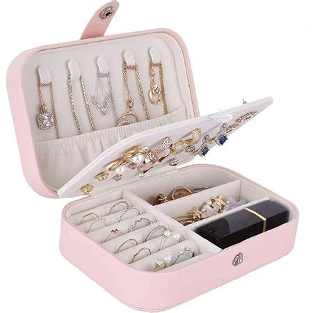 Amazon Chelory Small Jewelry Box Travel Jewelry Organizer Women