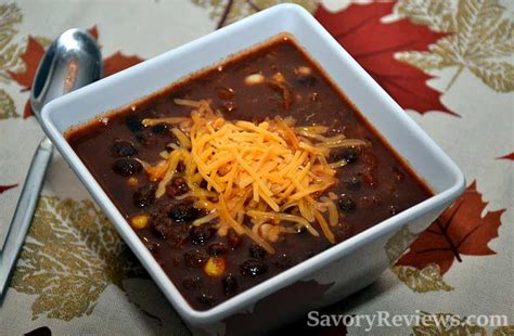 Corn And Black Bean Chili Savoryreviews