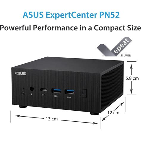 Asus Expertcenter Pn Bbr Hd Mini Ordinateur Barebone Amd Ryzen