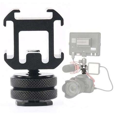 Other Flashes Accessories Triple Hot Shoe Mount For Cameras And Tripods For Sale In Cape