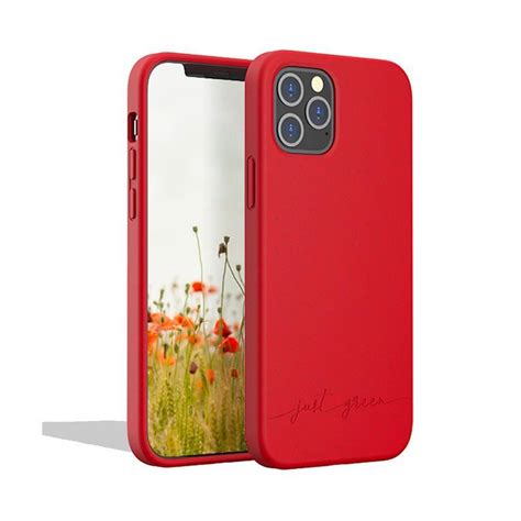 Capa Iphone Pro Max Material Natural Vermelho Back Market