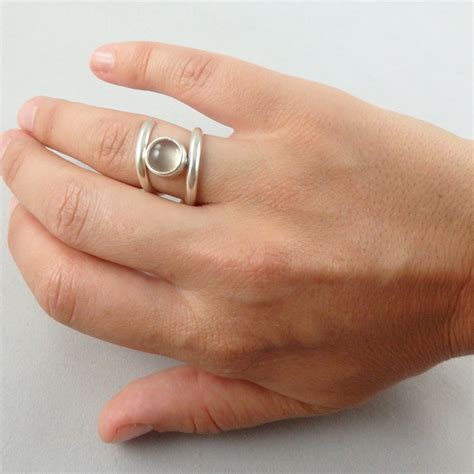 Bague Plume Design Argent Massif Ajustable Vanessa Indigual