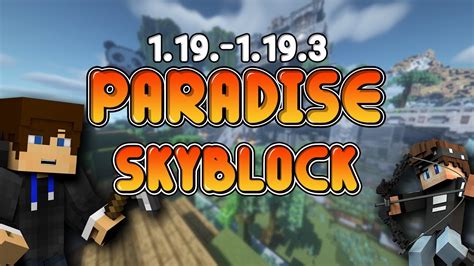 Skyblock Paradise Nowy Serwer Wbijaj YouTube