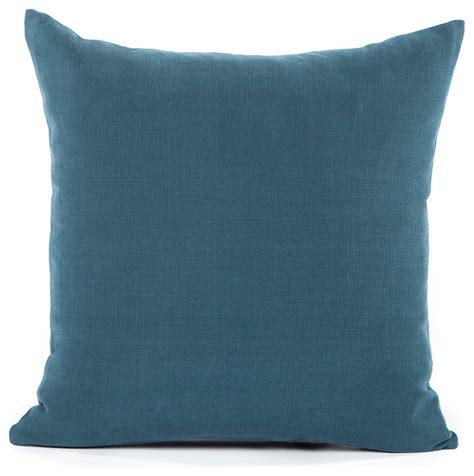 Solid Navy Blue Accent Throw Pillow Cover Contemporary Decorative Pillows