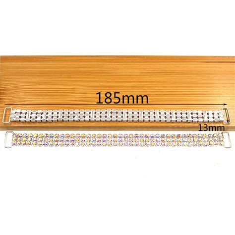 100 18 105Mm 4 Rijen Strass Ketting Bikini Connec Vicedeal