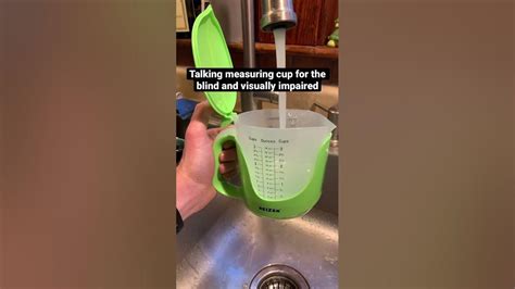 Talking Measuring Cup Blind Visuallyimpaired Measuringcup Cooking