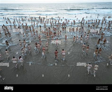 Note Nudity Thousands Brave The North Sea And Take Part In The North