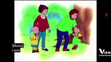 Caillou Leo S Crying For Breaking His Leg Youtube