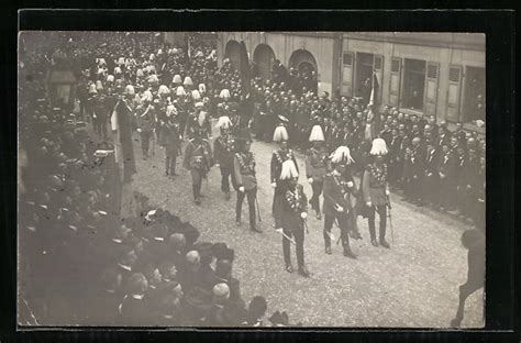 Ak Beisetzung Von Gro Herzog Friedrich Von Baden Alte