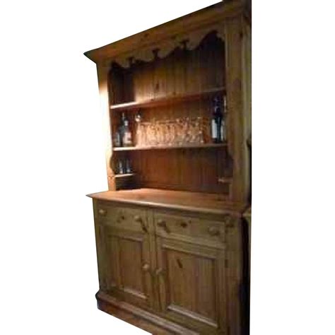 Ethan Allen Knotty Pine Hutch Aptdeco