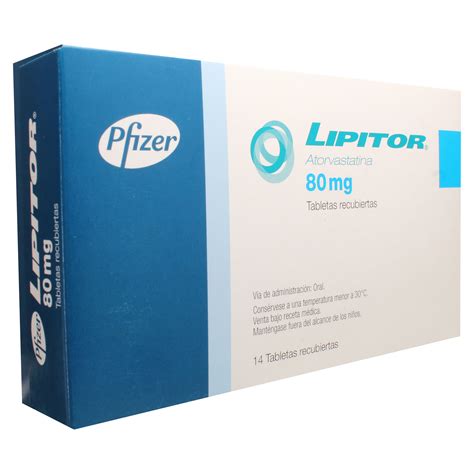 S Lipitor Pfizer 80 Mg 14 Tabletas Maxi Palí Compra En Línea