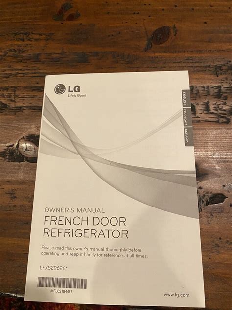 Lg Refrigerator Owners Manual