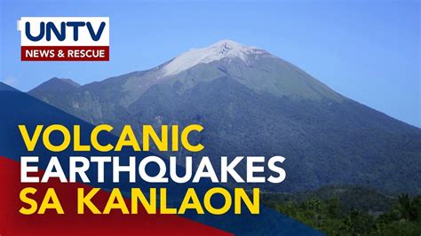 3 Volcanic Earthquakes Naitala Sa Bulkang Kanlaon Nitong Martes June