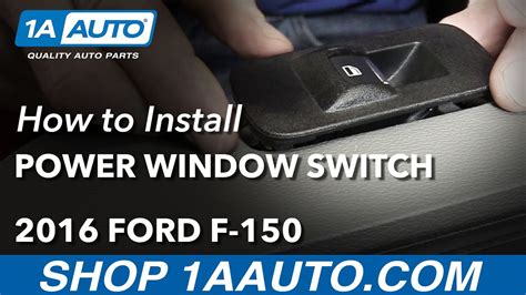 How To Replace Passenger Power Window Switch 15 19 Ford F 150 Youtube