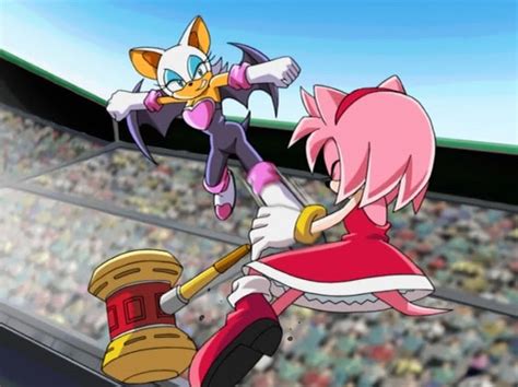 Imagen Amy Vs Rouge Sonic Wiki