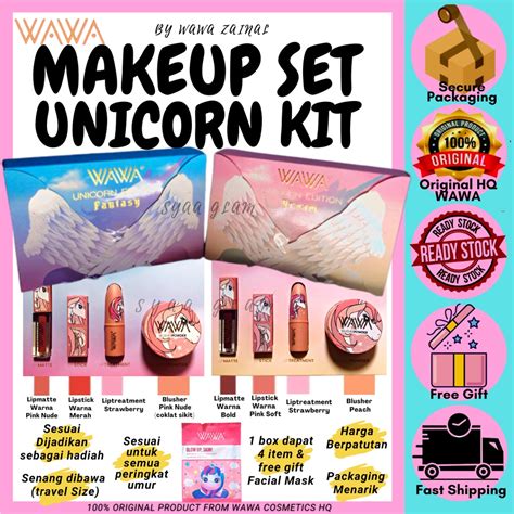 Wawa Cosmetics Unicorn Set Wawa Unicorn Wawa Makeup Set Set T
