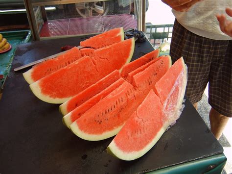 Watermelon Fresh Watermelon Taipei Taiwan 2009 Nicholas Jackson