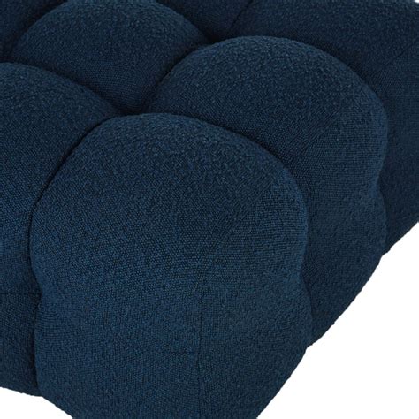 Pouf Bouclettes Bleu Nuit Lilo Maisons Du Monde