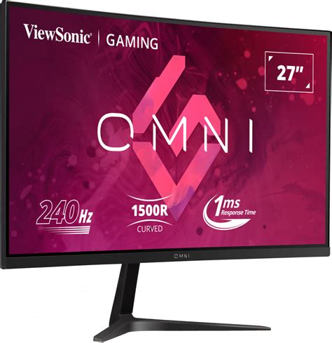 ViewSonic VX2719 PC MHD 27 240Hz Curved Gaming Monitor ViewSonic Global