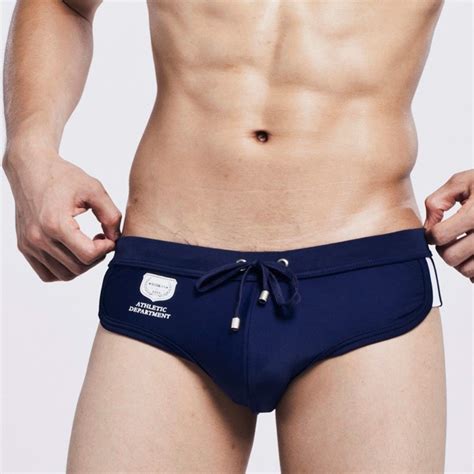 Мужские плавки брифы синие Seobean Blue Athletic Brief Boxer M Синий купить по выгодной