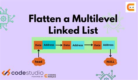 Flatten A Multilevel Linked List Coding Ninjas