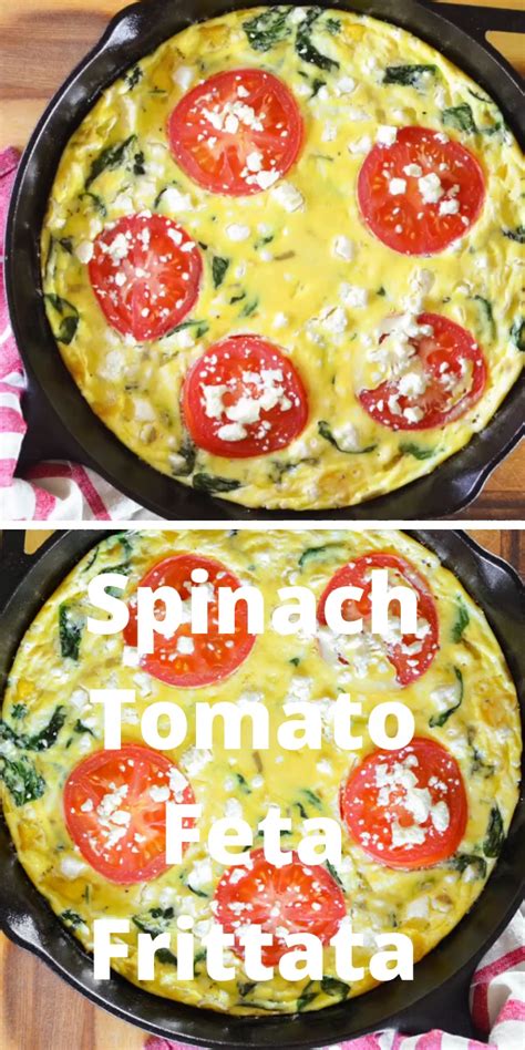 Spinach Tomato Feta Frittata Artofit