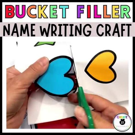 Bucket Filler Activity Preschool And Kindergarten Bucket Filler Name