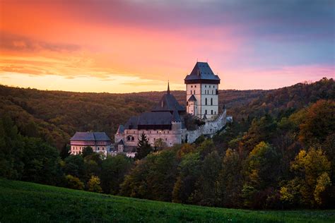 Autumn By Karlstejn Castle By Vojta Herout 500px