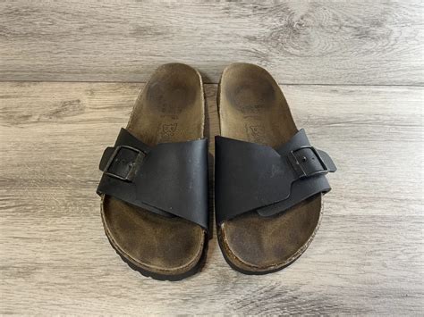 Birkenstock Black One Strap Cheap Sale Bellvalefarms