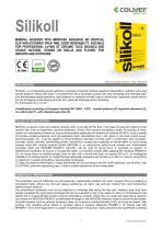 Fixing Adhesive Mortar SILIKOLL COLMEF For Tile Hydraulic Mineral