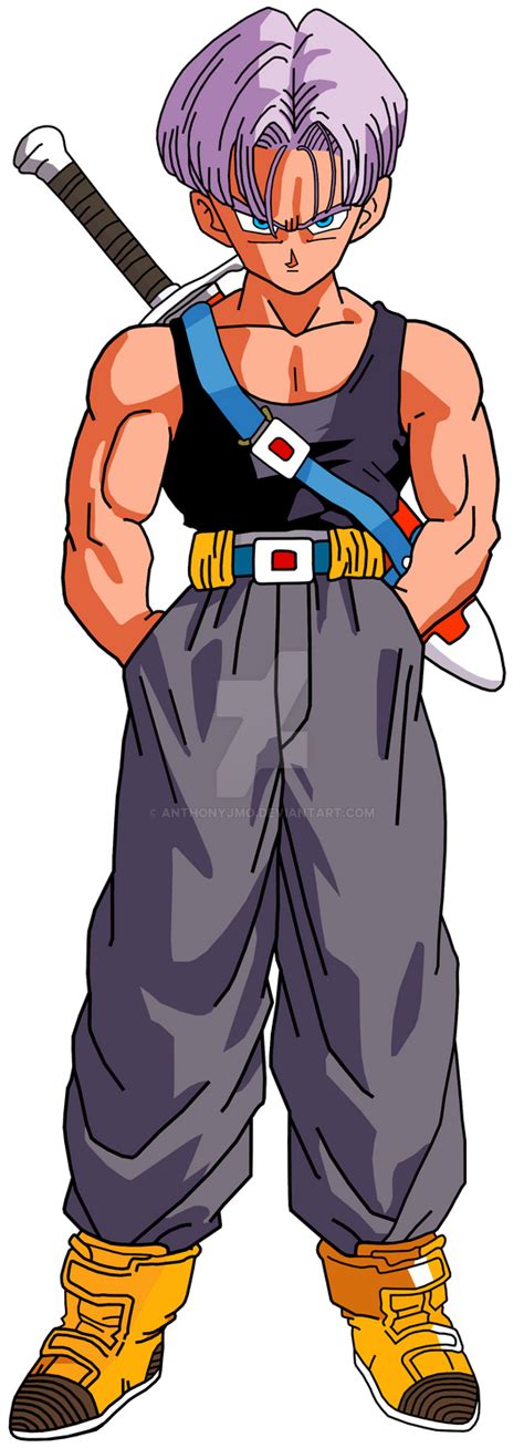 Trunks Render Anime Color By Anthonyjmo On Deviantart