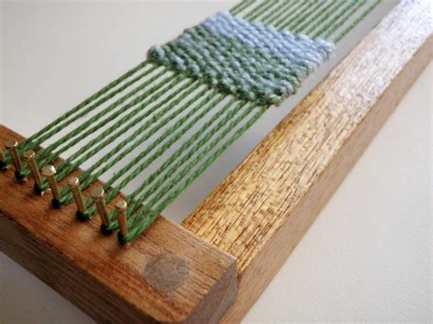 Weaving Loom Kit Beginner Level Diy Gifts Oak Finish Weaving Etsy