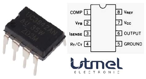 UC3842 Current Mode PWM Controller IC Pinout Datasheet 60 OFF