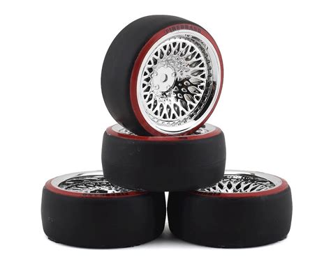 Firebrand Rc Crownjewel D Pre Mounted Piece Slick Drift Tires