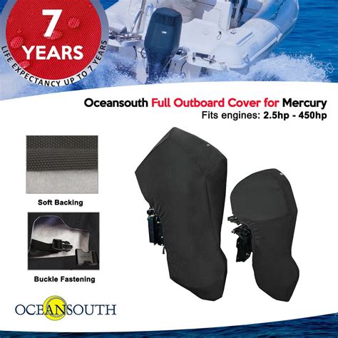 Oceansouth Camouflage Vented Running Cover For Mercurymariner Outboards Ebay