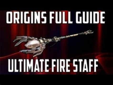 Black Ops Zombies Origins How To Build The Ultimate Fire Staff Bo